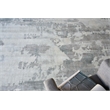 Mineral Handloomed Wool/Bamboo Silk Silver/Gray 8'x10' Area Rug