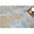 Mineral Handloomed Wool/Bamboo Silk Silver/Gold 10'x14' Area Rug