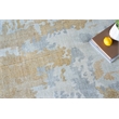 Mineral Handloomed Wool/Bamboo Silk Silver/Gold 14'x18' Area Rug