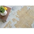 Mineral Handloomed Wool/Bamboo Silk Silver/Gold 14'x18' Area Rug