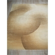 Mitomo Hand-Tufted Wool/Bamboo Silk Light Beige/Ivory 8'x10' Area Rug