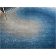 Mitomo Hand-Tufted Wool/Bamboo Silk Navy/Gray 9'x12' Area Rug