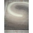 Mitomo Hand-Tufted Wool/Bamboo Silk Charcoal/Ivory 8'x10' Area Rug