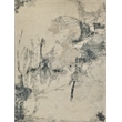 Moderno Hand-Knotted New Zealand Wool Ivory/Black/Silver 14'x18' Area Rug