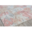 Mineral Handloomed Wool/Bamboo Silk Red Orange 10'x14' Area Rug