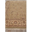 Moghul Hand-Knotted New Zealand Wool Light Green/Gold 9'x10' Area Rug