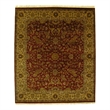 Moghul Hand-Knotted New Zealand Wool Red/Gold 12'x15' Area Rug