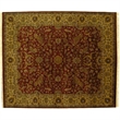 Moghul Hand-Knotted New Zealand Wool Red/Gold 5'6