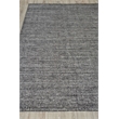 Montero Handloomed Wool/Pet Yarn Black/Ivory 2'x3' Area Rug