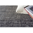 Montero Handloomed Wool/Pet Yarn Black/Ivory 2'x3' Area Rug