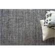 Montero Handloomed Wool/Pet Yarn Black/Ivory 2'x3' Area Rug