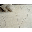 Mojave Hand-Knotted New Zealand Wool Ivory/Espresso 6'x9' Area Rug