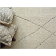 Mojave Hand-Knotted New Zealand Wool Ivory/Espresso 6'x9' Area Rug