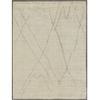 Mojave Hand-Knotted New Zealand Wool Ivory/Espresso 6'x9' Area Rug