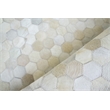 Mosaic Leather Hand-Tufted Leather Hide Ivory 9'6