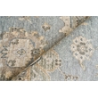 Museum Hand-Knotted Bamboo Silk Blue/Gray 12'x15' Area Rug