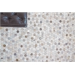 Mosaic Leather Hand-Tufted Leather Hide Silver 9'6