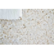 Mosaic Leather Hand-Tufted Leather Hide Light Beige 11'6