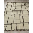 Mojave Hand-Knotted New Zealand Wool Ivory/Espresso 8'x10' Area Rug