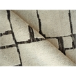 Mojave Hand-Knotted New Zealand Wool Ivory/Espresso 8'x10' Area Rug
