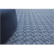 Monroe Handloomed New Zealand Wool Blue 8'x10' Area Rug