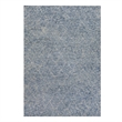 Moroccan Hand-Knotted New Zealand Wool Aqua 6'x9' Area Rug