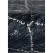 Moroccan Hand-Knotted New Zealand Wool Charcoal 6'x9' Area Rug