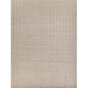 Monroe Silk Handloomed Bamboo Silk Light Gray 6'x9' Area Rug