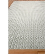 Monroe Silk Handloomed Bamboo Silk Light Green 10'x14' Area Rug