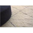 Moroccan Hand-Knotted New Zealand Wool Ivory/Gray 6'x9' Area Rug