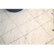 Moroccan Hand-Knotted New Zealand Wool Ivory/Gray 9'x12' Area Rug