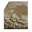Mosaic Hand-Knotted Bamboo Silk Brown/Silk 10'x17' Area Rug