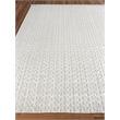 Monroe Silk Handloomed Bamboo Silk Ivory 10'x14' Area Rug