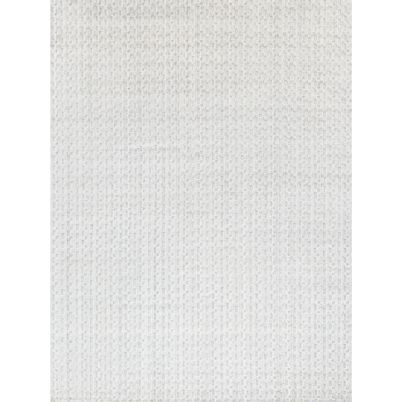 Monroe Silk Handloomed Bamboo Silk Ivory 10'x14' Area Rug