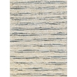 Moroccan Hand-Knotted New Zealand Wool Ivory/Dark Gray 10'x14' Area Rug
