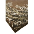 Mosaic Hand-Knotted Bamboo Silk Brown/Silk 9'x10' Area Rug