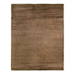 Mosaic Hand-Knotted Bamboo Silk Brown/Silk 9'x10' Area Rug