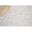 Mosaic Leather Hand-Tufted Leather Hide Ivory 11'6
