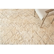 Moroccan Hand-Knotted New Zealand Wool Ivory/Charcoal 9'x12' Area Rug