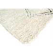 Moroccan Hand-Knotted New Zealand Wool Ivory/Black 10'x14' Area Rug