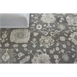 Museum Hand-Knotted Bamboo Silk Midnight Charcoal 10'x14' Area Rug