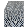 Natural Hide Hand-Tufted Leather Hide Ivory/Blue/Multi 5'x8' Area Rug