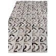 Natural Hide Hand-Tufted Leather Hide Ivory/Silver/Medium Gray 5'x8' Area Rug