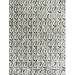 Natural Hide Hand-Tufted Leather Hide Ivory/Silver/Medium Gray 8'x11' Area Rug
