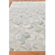 Natural Hide Hand-Tufted Leather Hide Ivory 5'x8' Area Rug