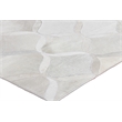 Natural Hide Hand-Tufted Leather Hide Ivory 9'6