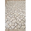 Natural Hide Hand-Tufted Leather Hide Ivory/Gray/Multi 13'6