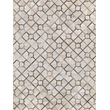 Natural Hide Hand-Tufted Leather Hide Ivory/Gray/Multi 13'6