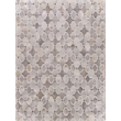 Natural Hide Hand-Tufted Leather Hide Silver/Ivory/Dark Gray 5'x8' Area Rug