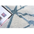 Mystic Hand-Tufted New Zealand Wool Blue/Silver 6'x9' Area Rug
